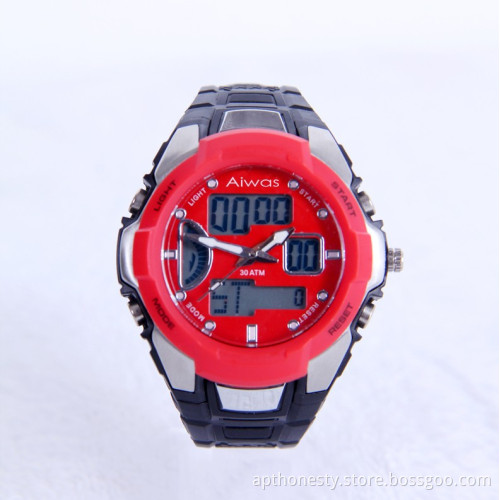 Multifunctional Double Display Men Sport Watch Apt-S0826